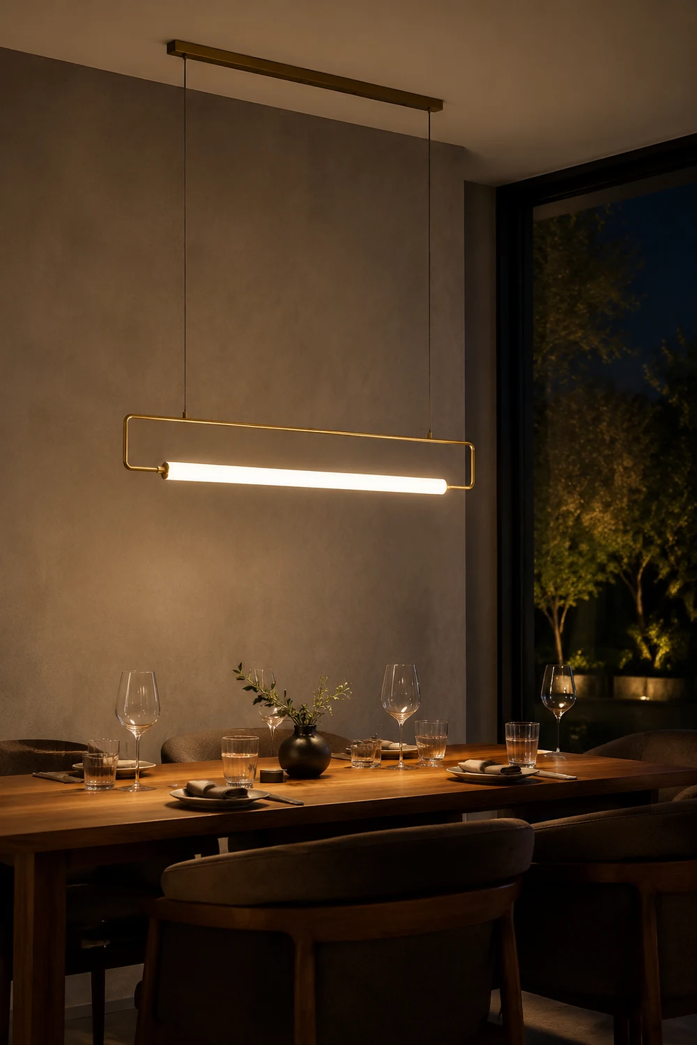 Edge Pendelleuchte, 2-farbig 100cm - Lumpaz