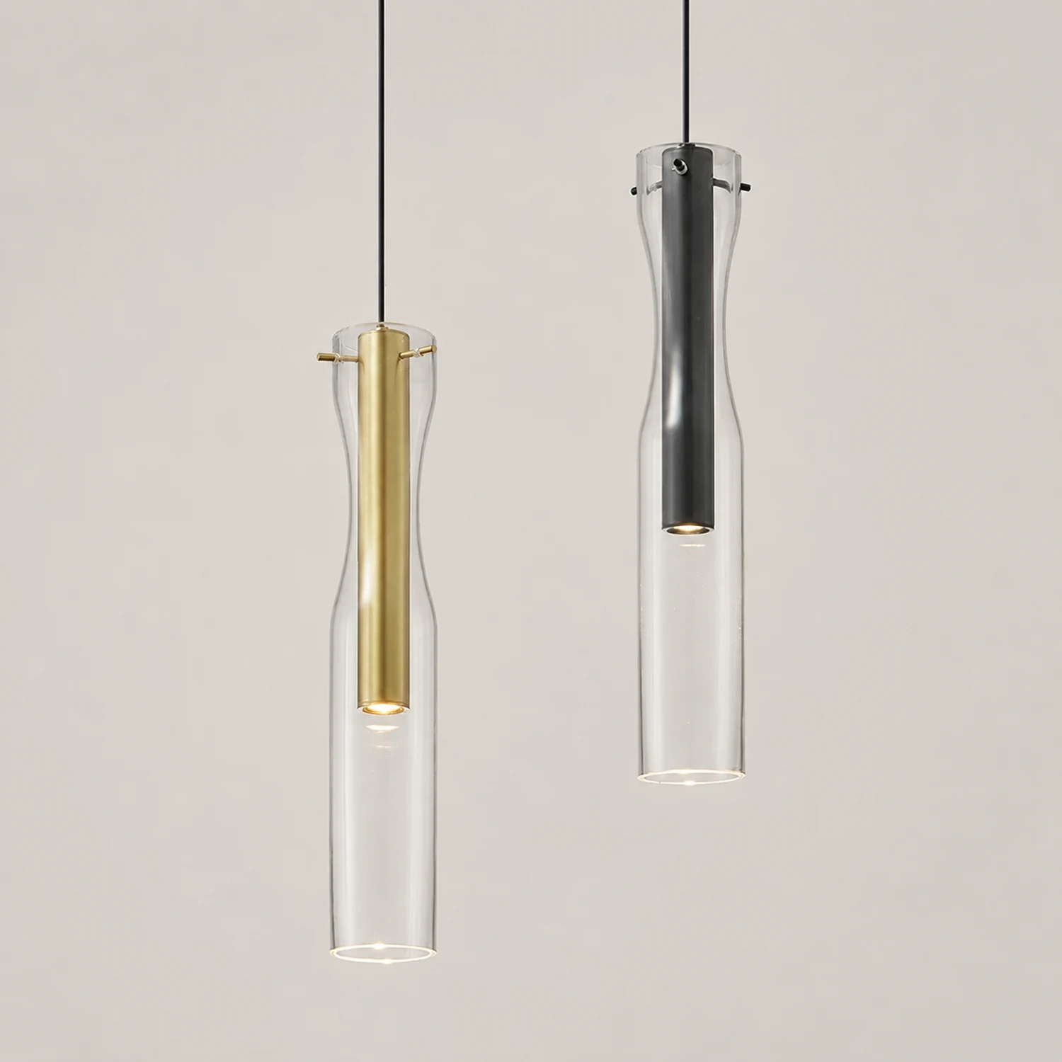 Kitchen Island Glass Pendants Lamp - Lumpaz