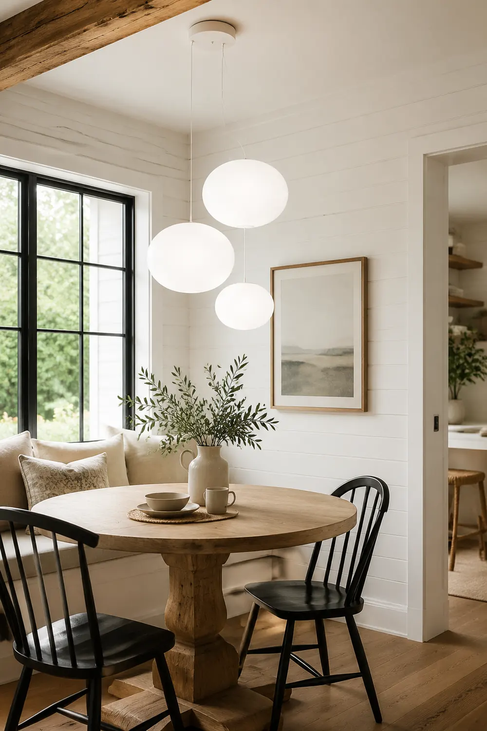 Modern Glass Hanging White Bubble Pendant Lights For Living Room - Lumpaz