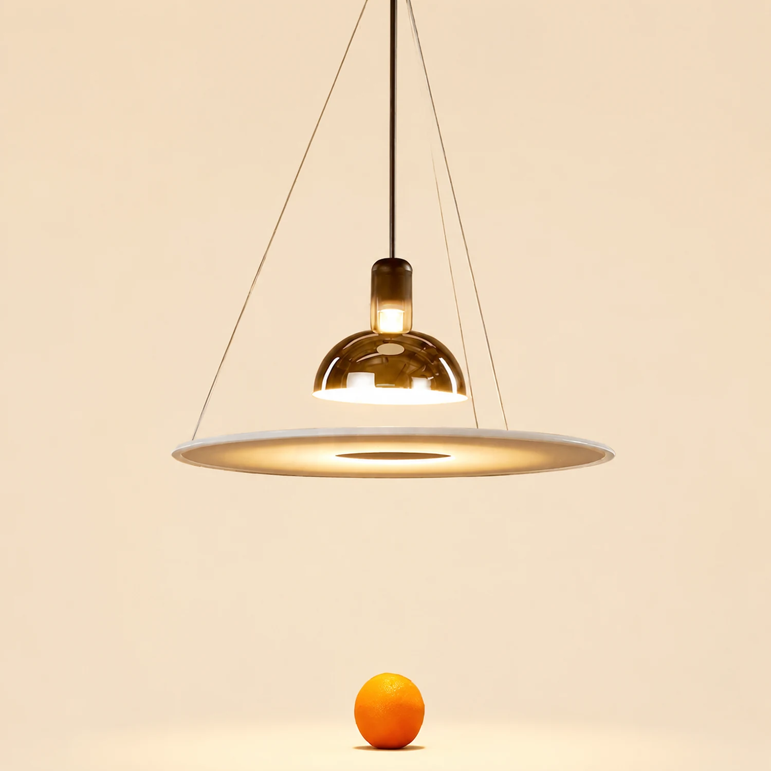 Levi Pendelleuchte Metall und Acryl - Lumpaz
