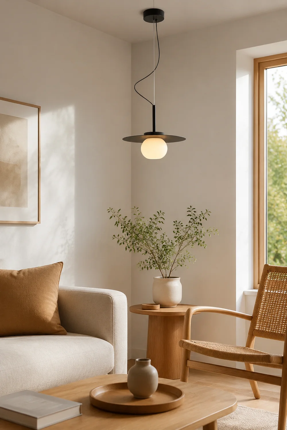 Modern Iron Pendant Light Glass Chandelier - Lumpaz