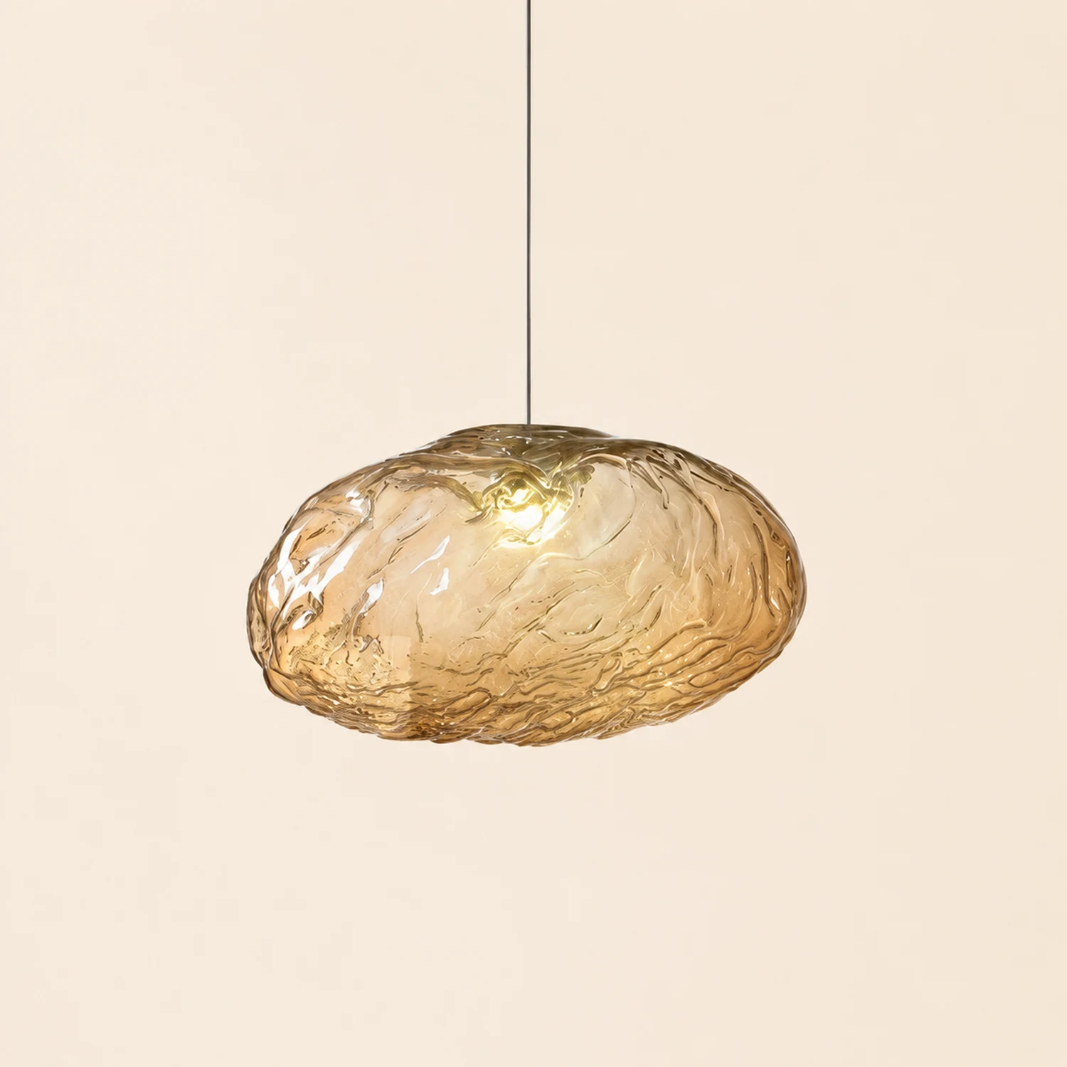 Stylish Glass Cloud Shape Pendant Light Indoor Fixture Decorative Light - Lumpaz