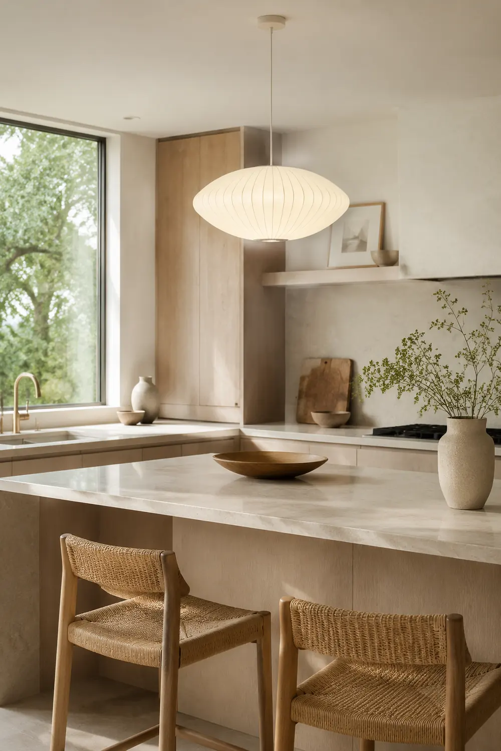 Modern Simple Saucer Pendant Light - Lumpaz