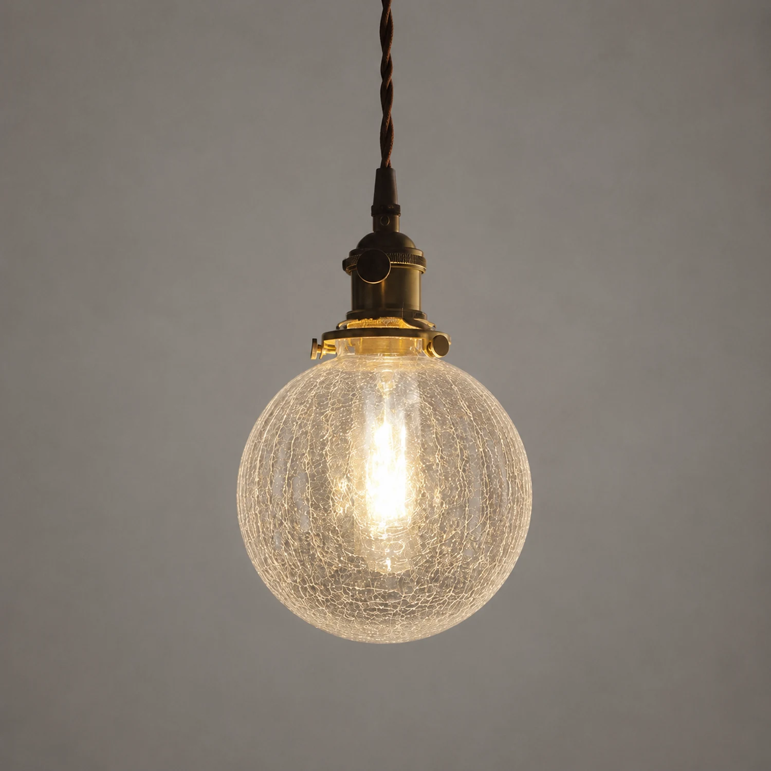 Glass Living Room Small Globe Pendant Light - Lumpaz