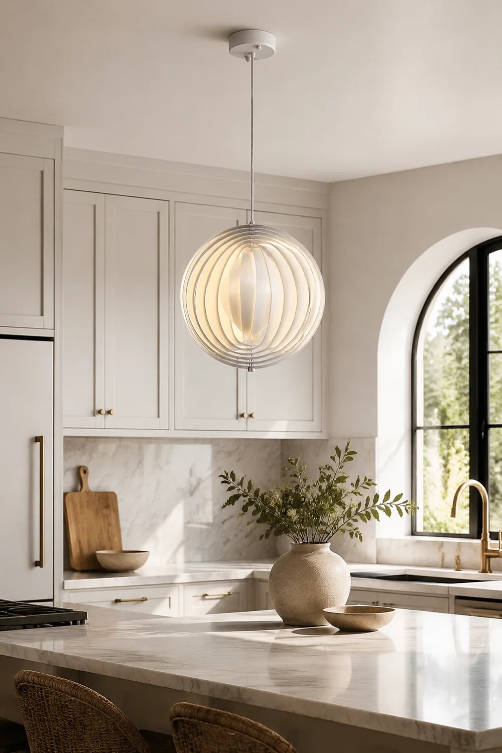 Modern Verpan Moon Lamp Pendant Light For Living Room - Lumpaz