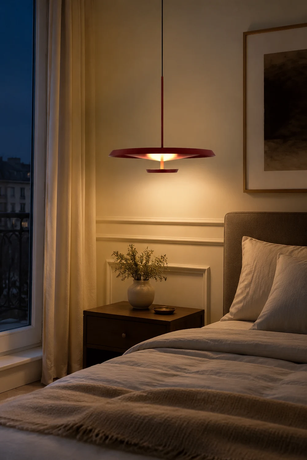Modern LED Fixtures Round Plate Pendant Lights - Lumpaz