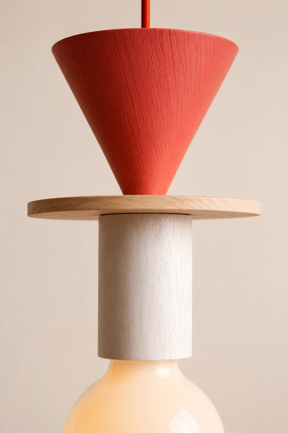 Design Colored Wood Blocks Pendant Light - Lumpaz