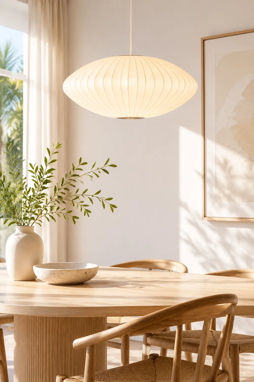 Modern Simple Saucer Pendant Light - Lumpaz