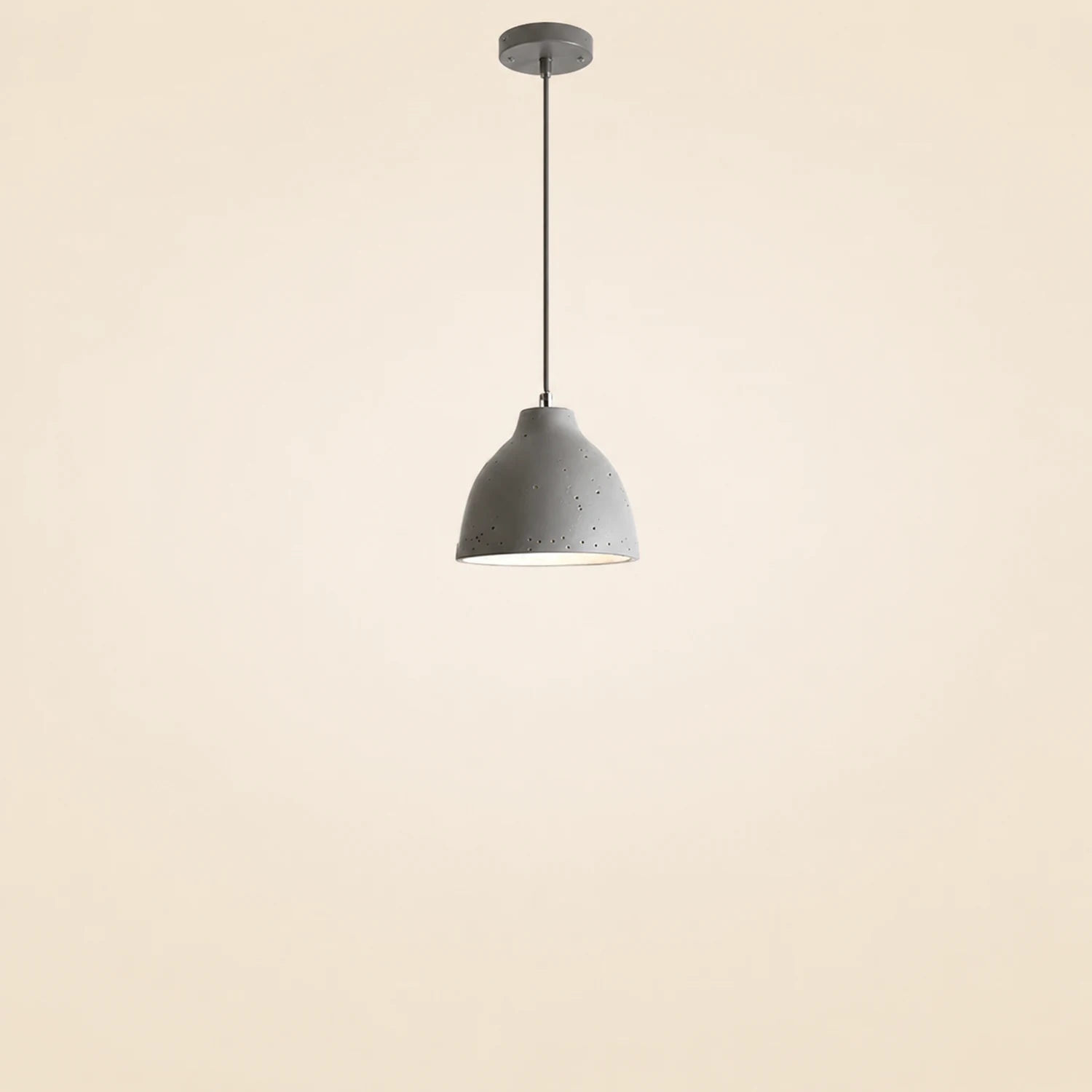 Resin Bowl Pendant Lamp Rustic Pendant Lighting - Lumpaz