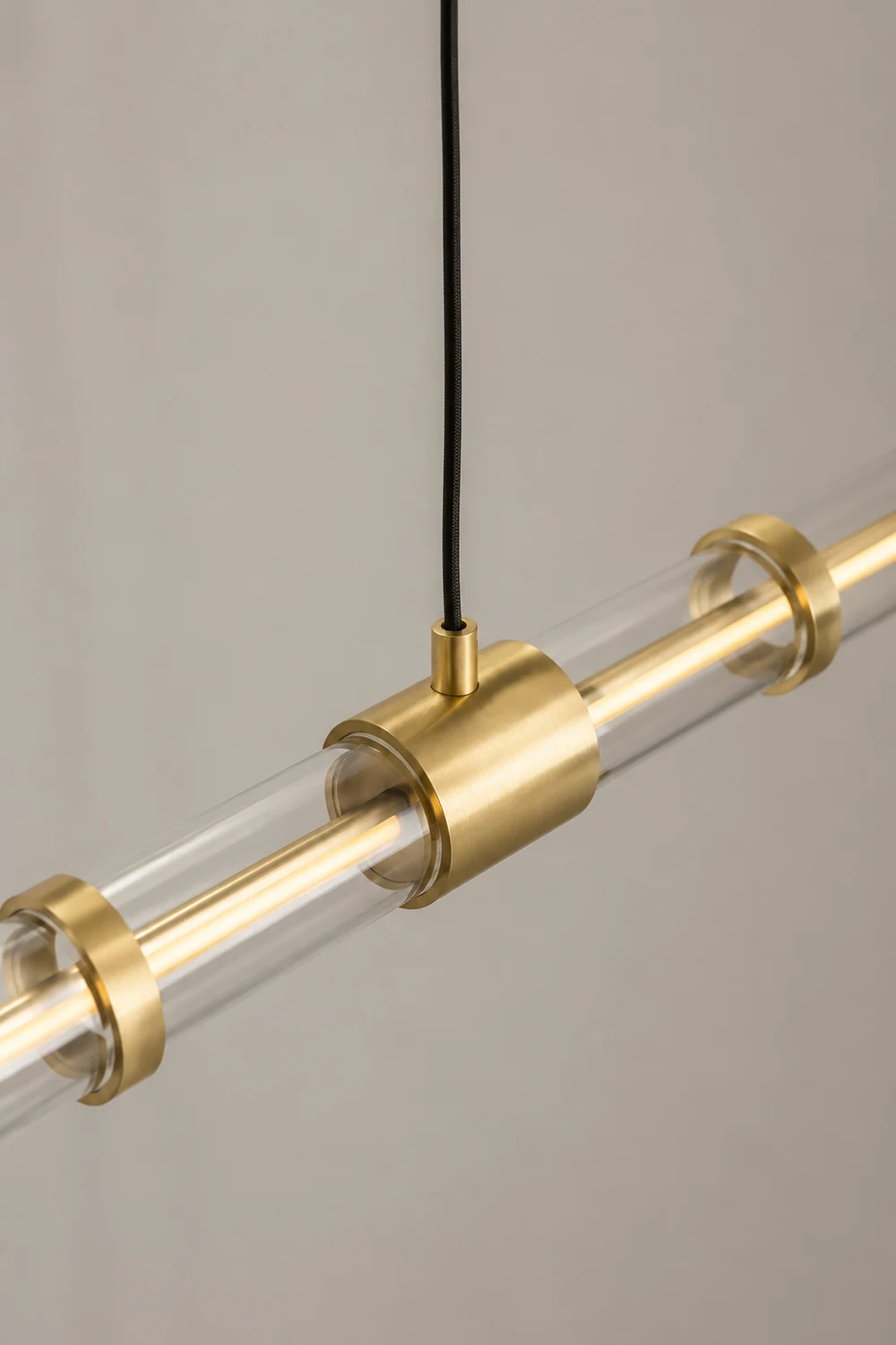 Edge Pendelleuchte, Metall&Glas 120/150cm - Lumpaz