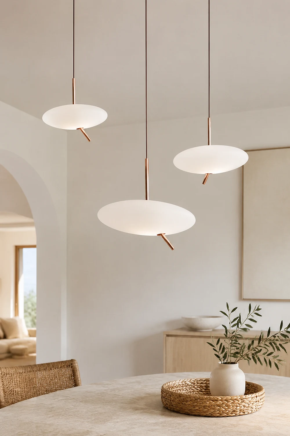 Modern Glass Pebbles Pendant Light - Lumpaz