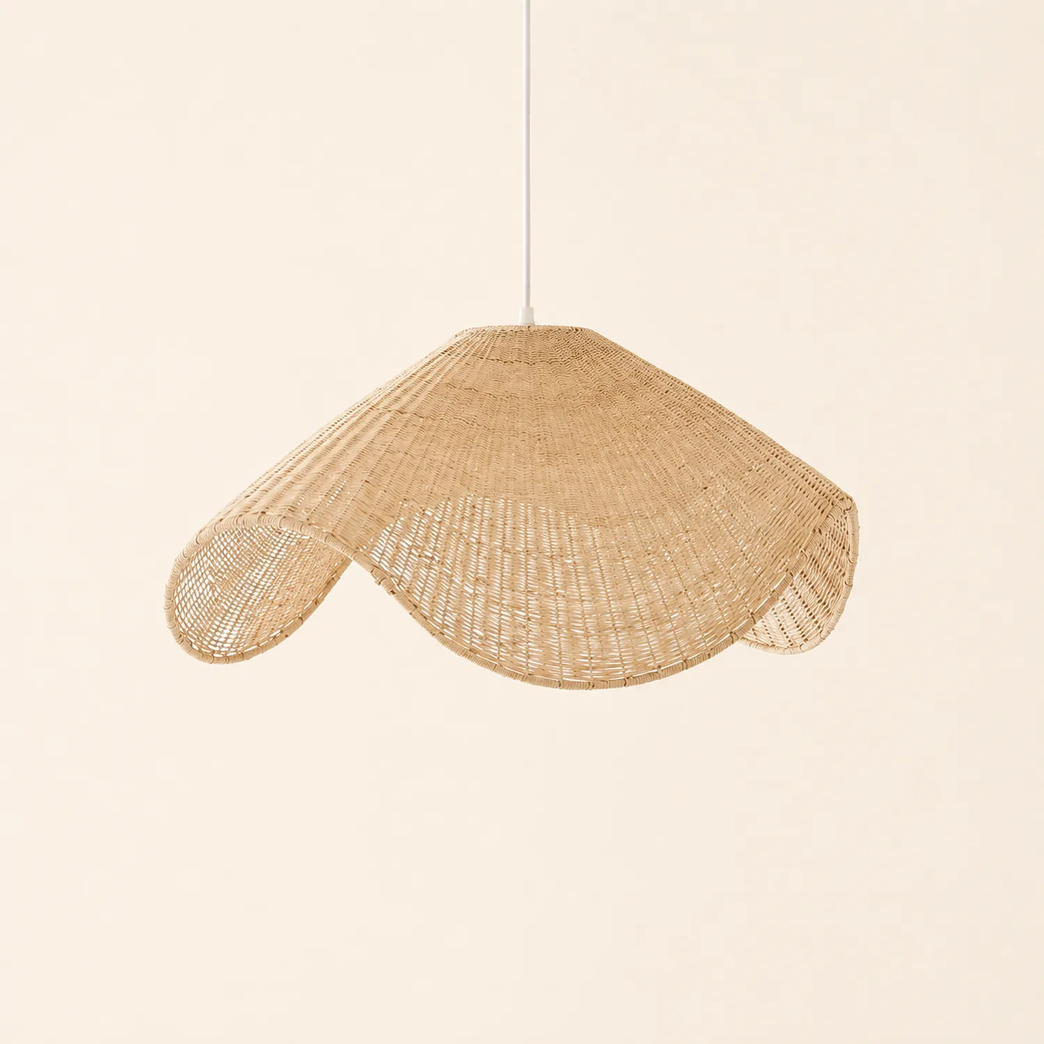 Modern Simple Handwoven Rattan Pendant Light - Lumpaz