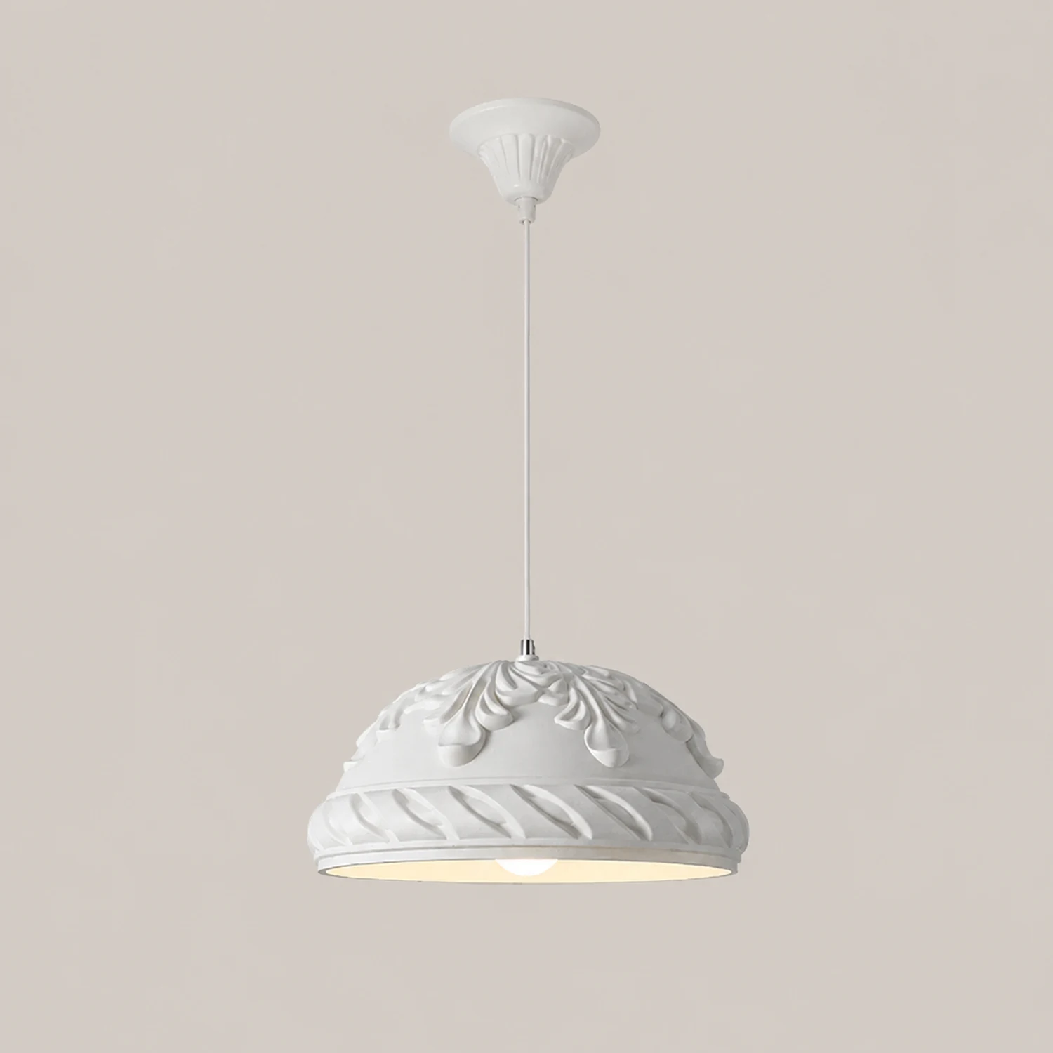 French Style Resin Retro Pendant Light - Lumpaz