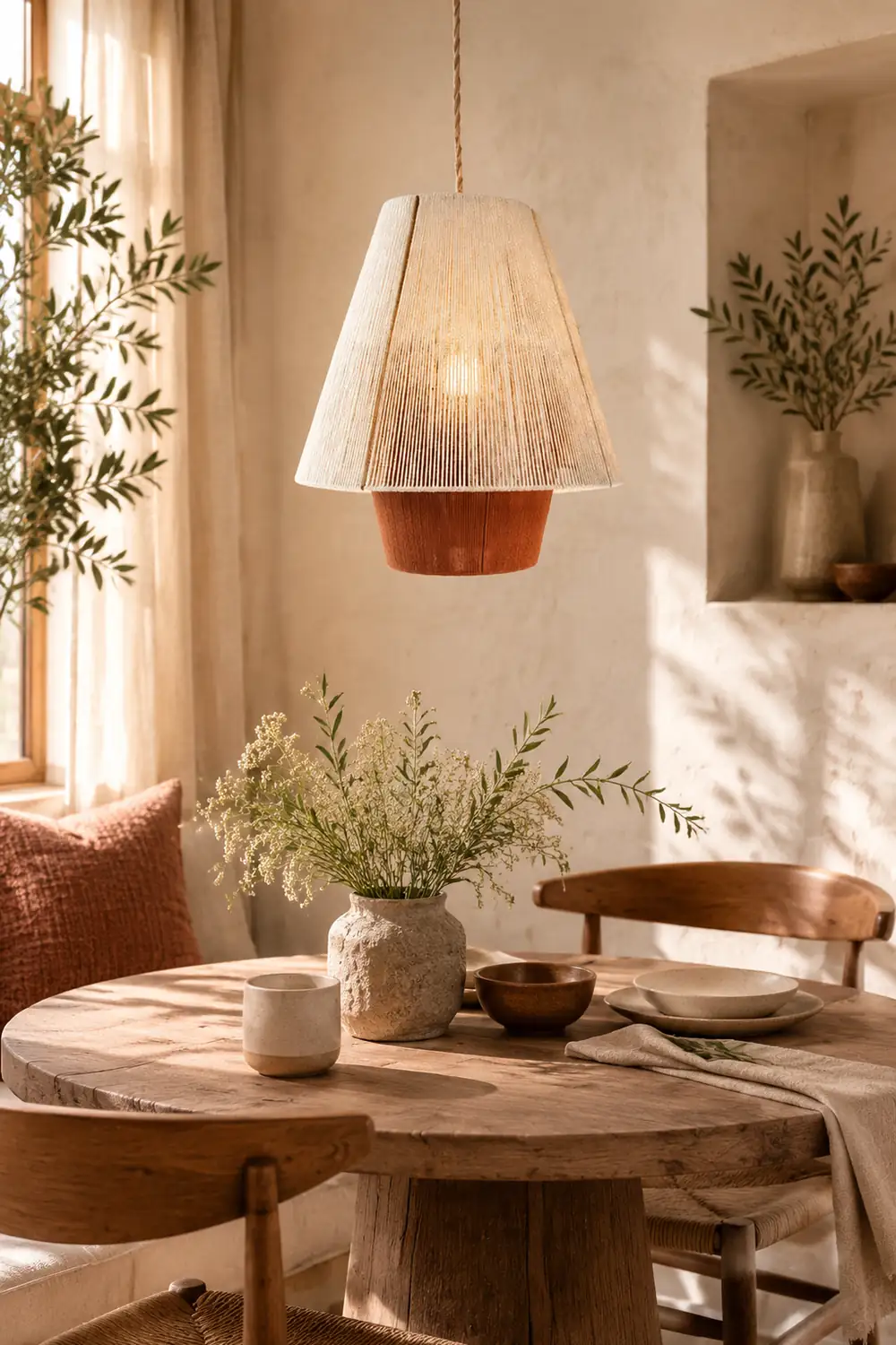Creative Rope Lantern Boho Pendant Light - Lumpaz