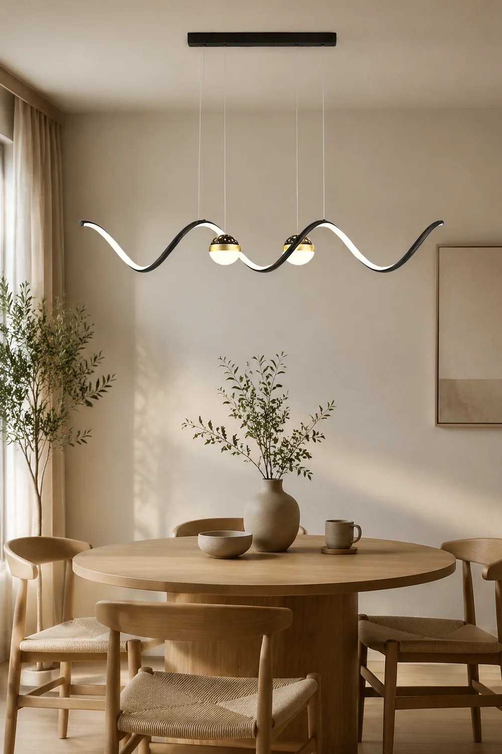 Madina Moderne LED Pendelleuchte Stern-Design für Esszimmer - Lumpaz