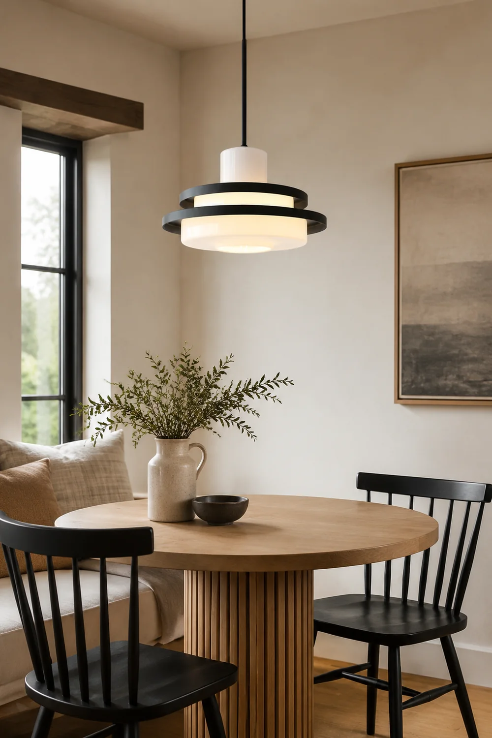 Vintage Bauhaus Equator Glass Pendant lamps - Lumpaz