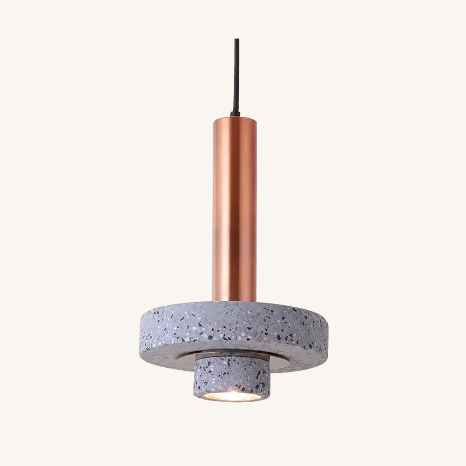 Zaid Pendelleuchte 4 Farben, Terrazzo - Lumpaz