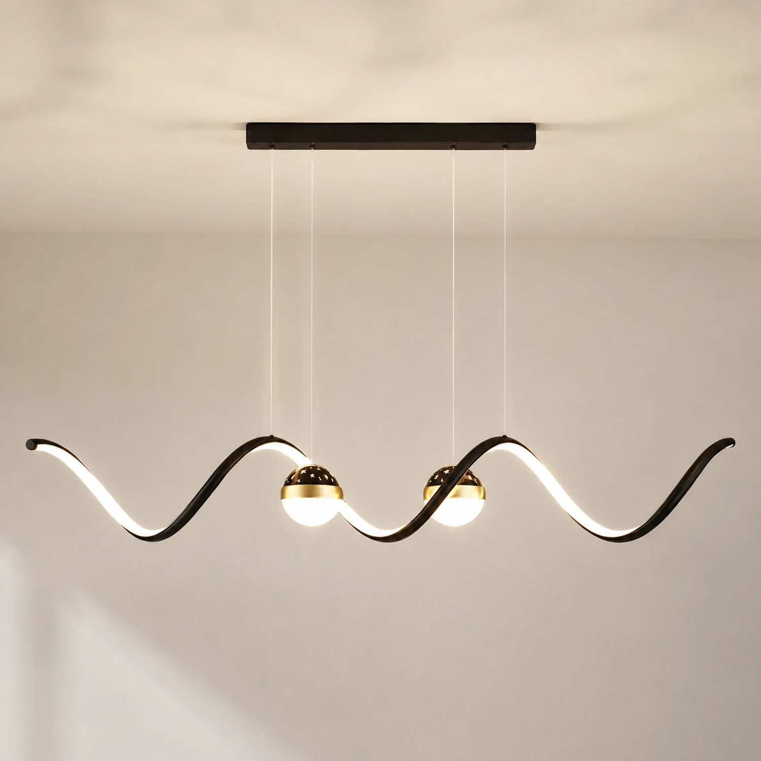 Madina Moderne LED Pendelleuchte Stern-Design für Esszimmer - Lumpaz