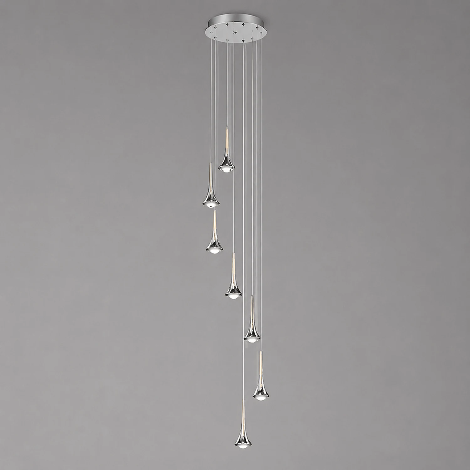 Luxury Raindrop Chandelier LED Hanging Lamp - Lumpaz