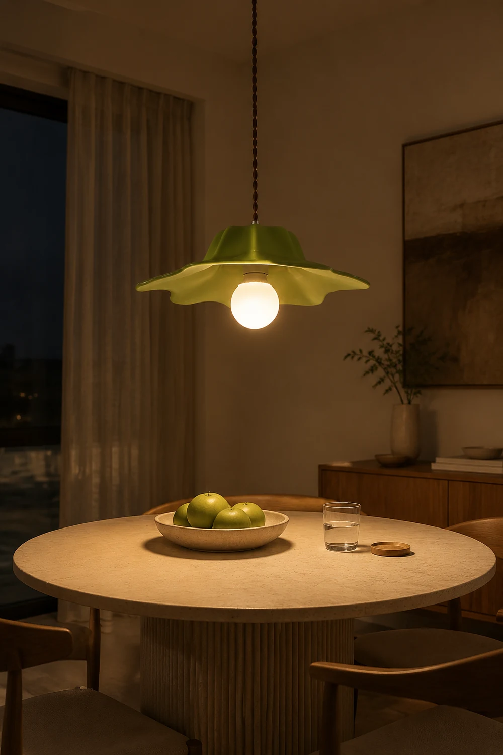 Simple Resin Alien Pendant Lamp - Lumpaz