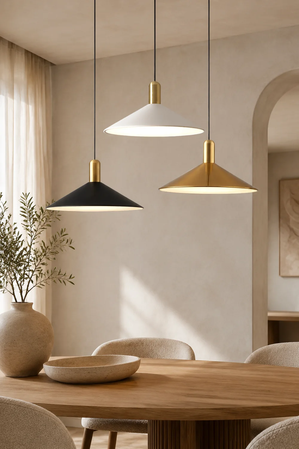 Carins Pendelleuchte, 3-farbig - Lumpaz