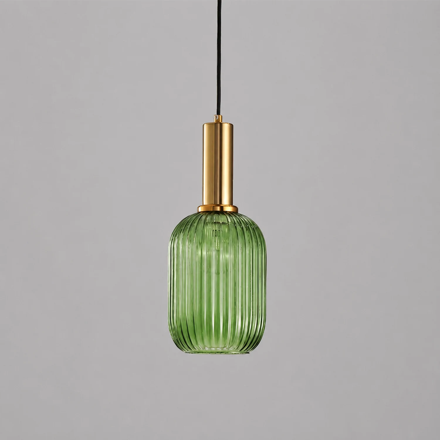 Vintage Stained Glass Lantern Shape Pendant Light - Lumpaz