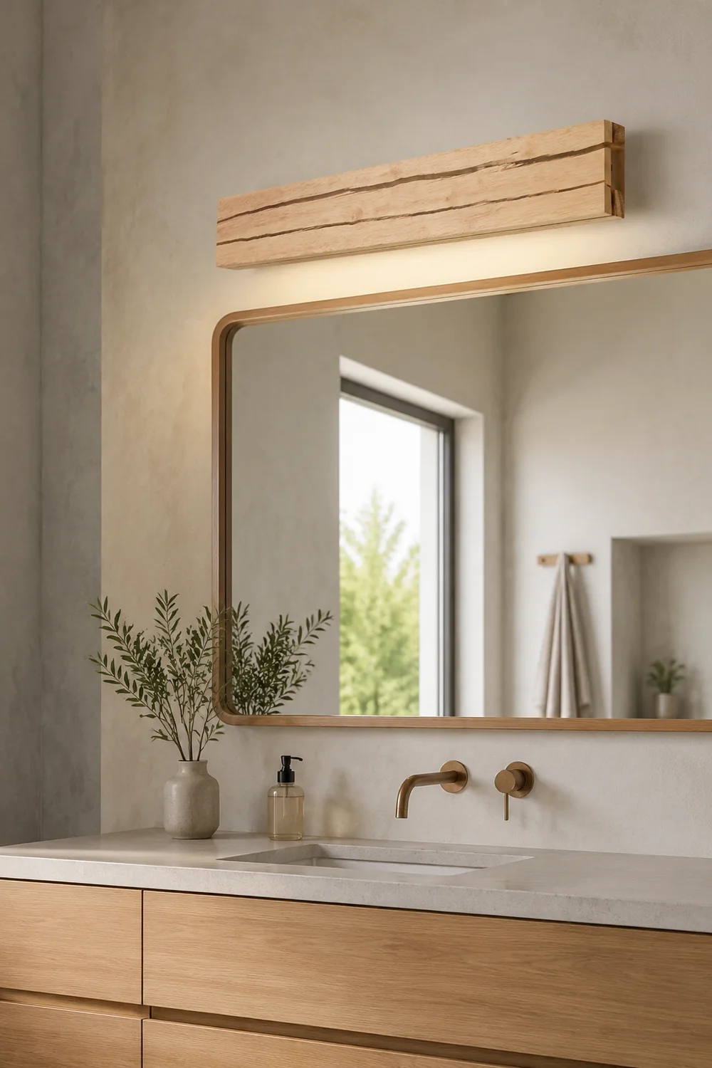 Modern Decor Wood Crack Wall Sconces - Lumpaz