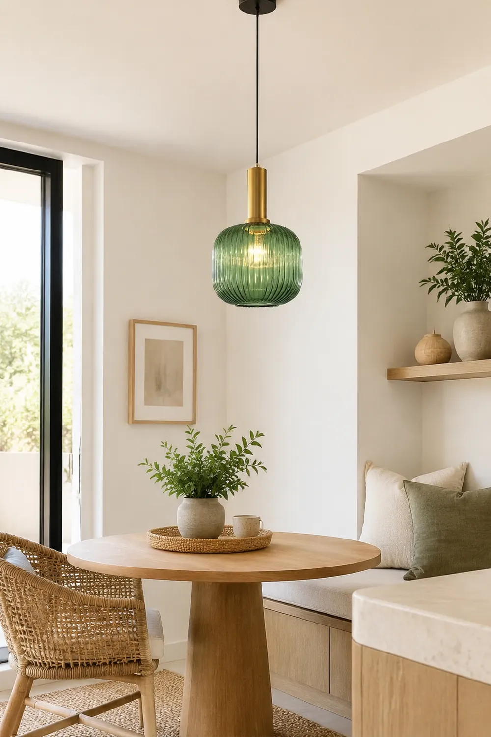 Hailie Pendelleuchte aus Glas für Wohnzimmer, Esszimmer - Lumpaz