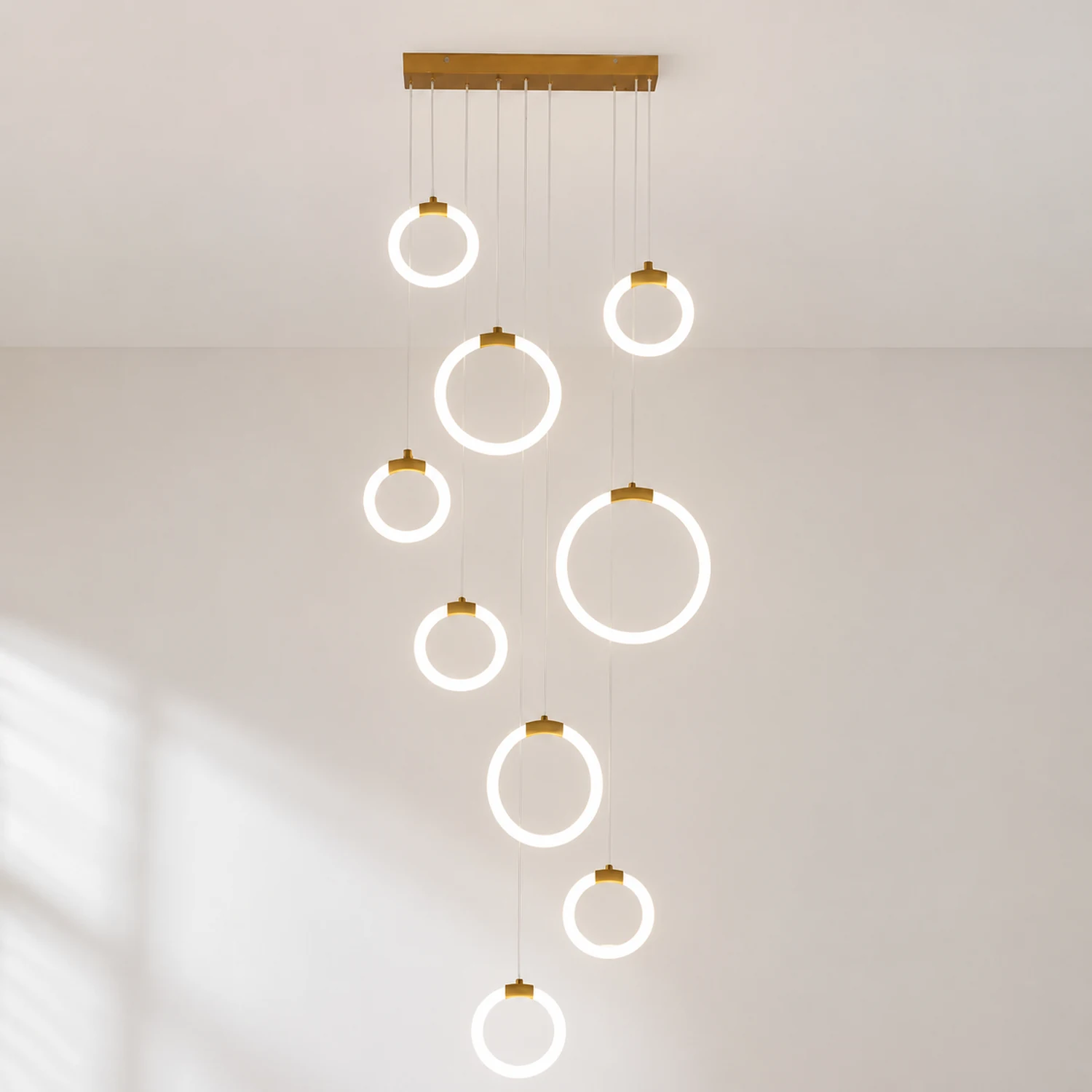 Moderne Kreative Kreis Pendelleuchte für Wohnzimmer, Esszimmer - Lumpaz