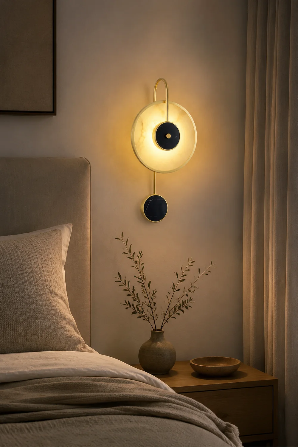 Retro Creative Indoor Round Wall Light - Lumpaz