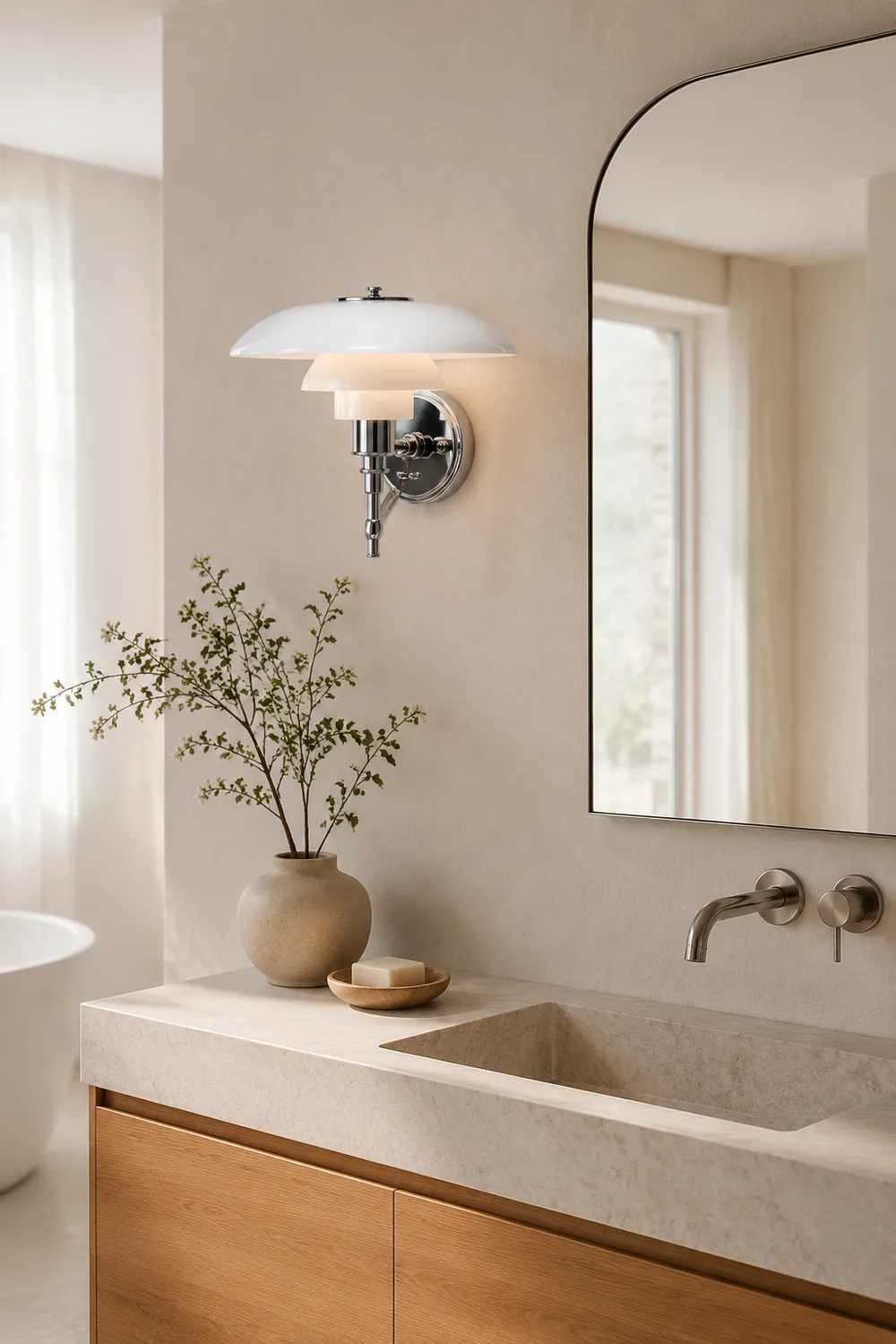Nordic Modern Simple Wall Light White Wall Lamp - Lumpaz