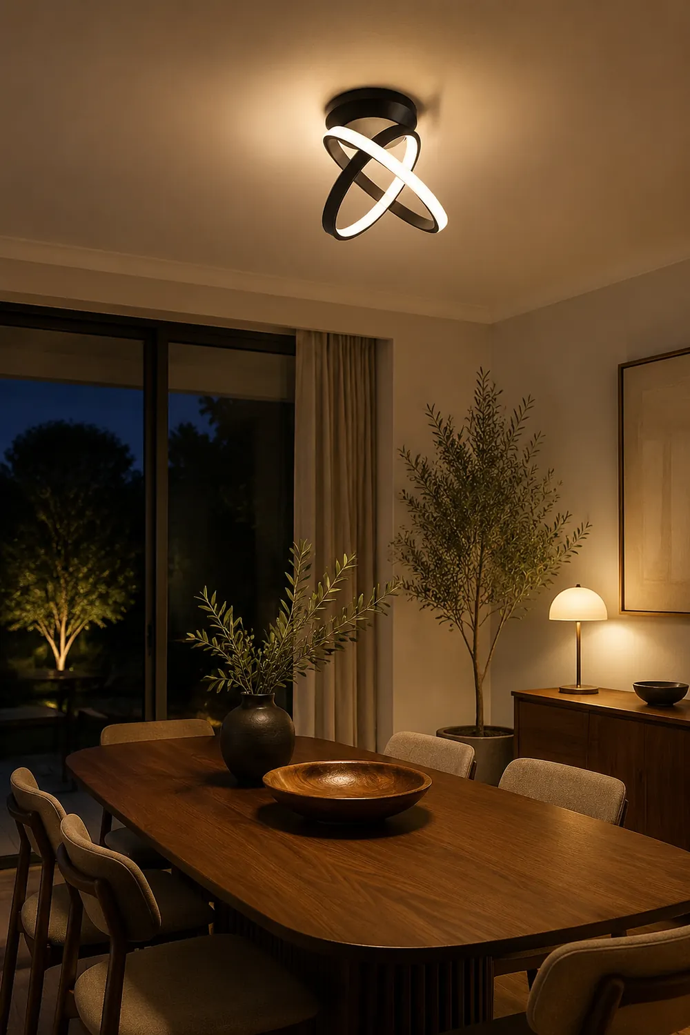 Moderne LED Deckenleuchte für Korridor, Balkon - Lumpaz