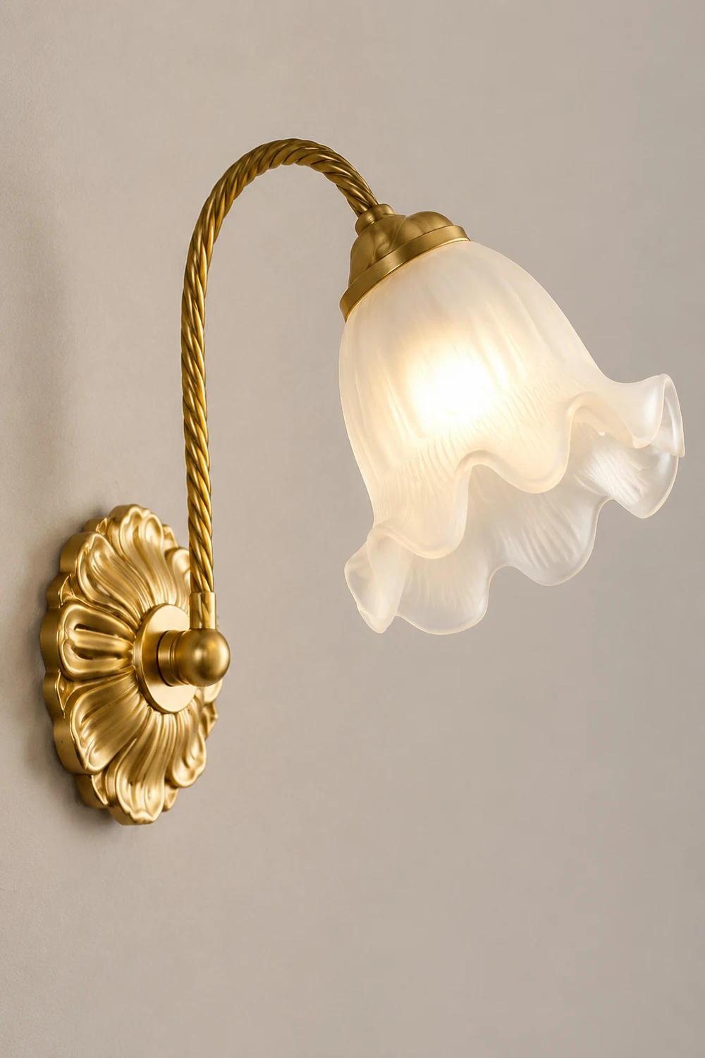 French Living Room Retro Glass Wall Lights - Lumpaz