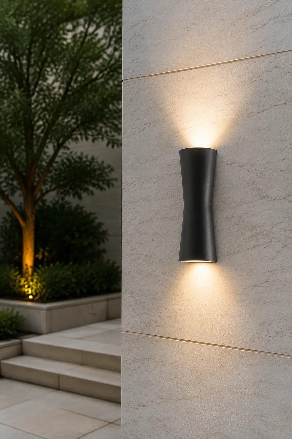 Orr Außenwandleuchte LED Wasserdicht für Garten, Balkon - Lumpaz