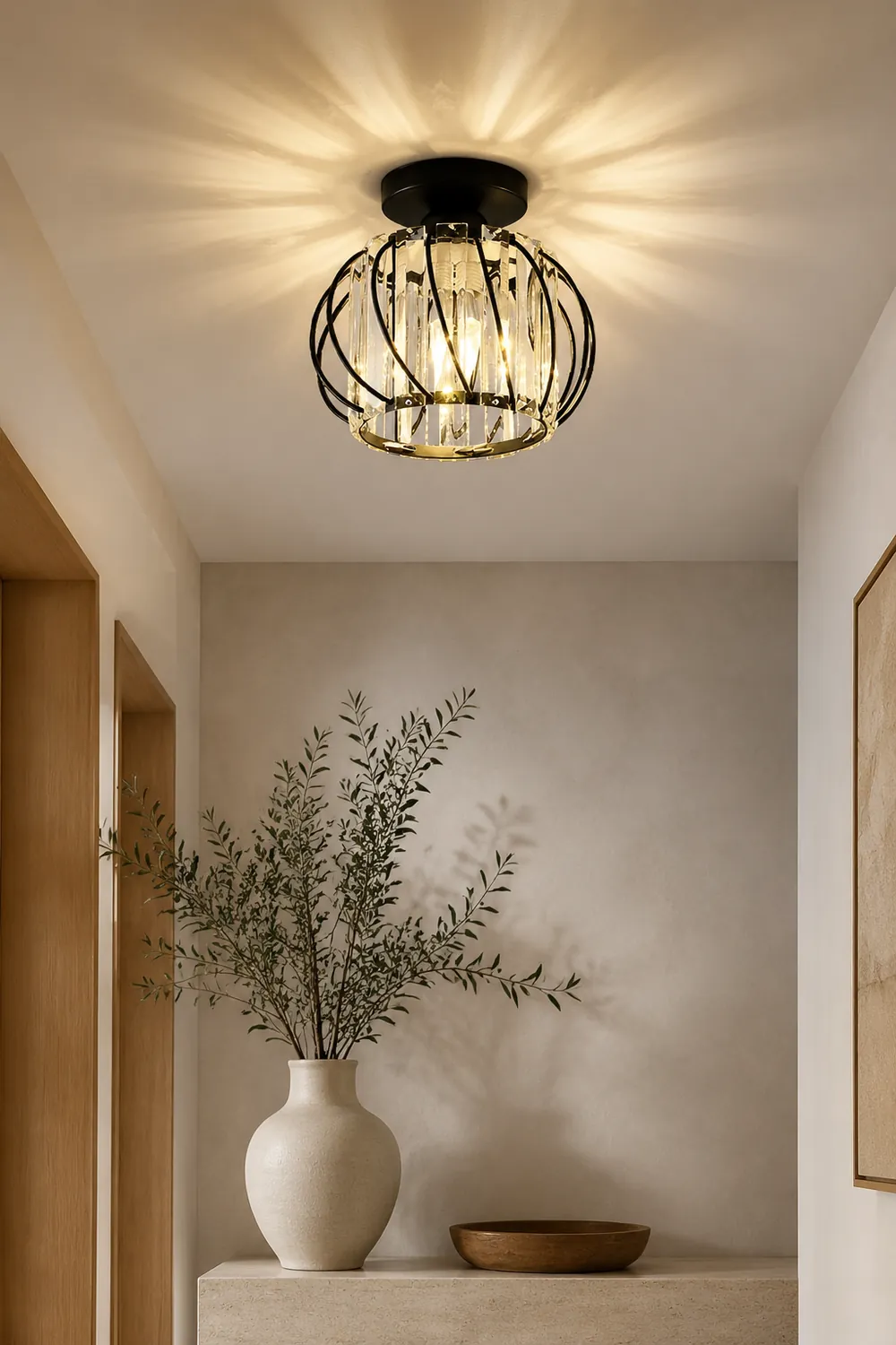 Moderne Deckenleuchte für Korridor, Balkon - Lumpaz