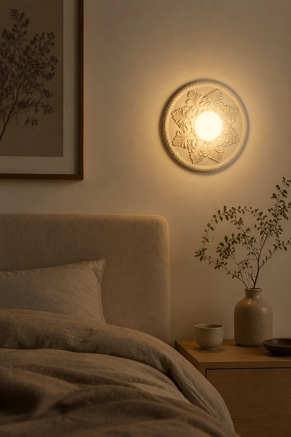 French Style Glass Milky Coffee Wall Light Sconces - Lumpaz