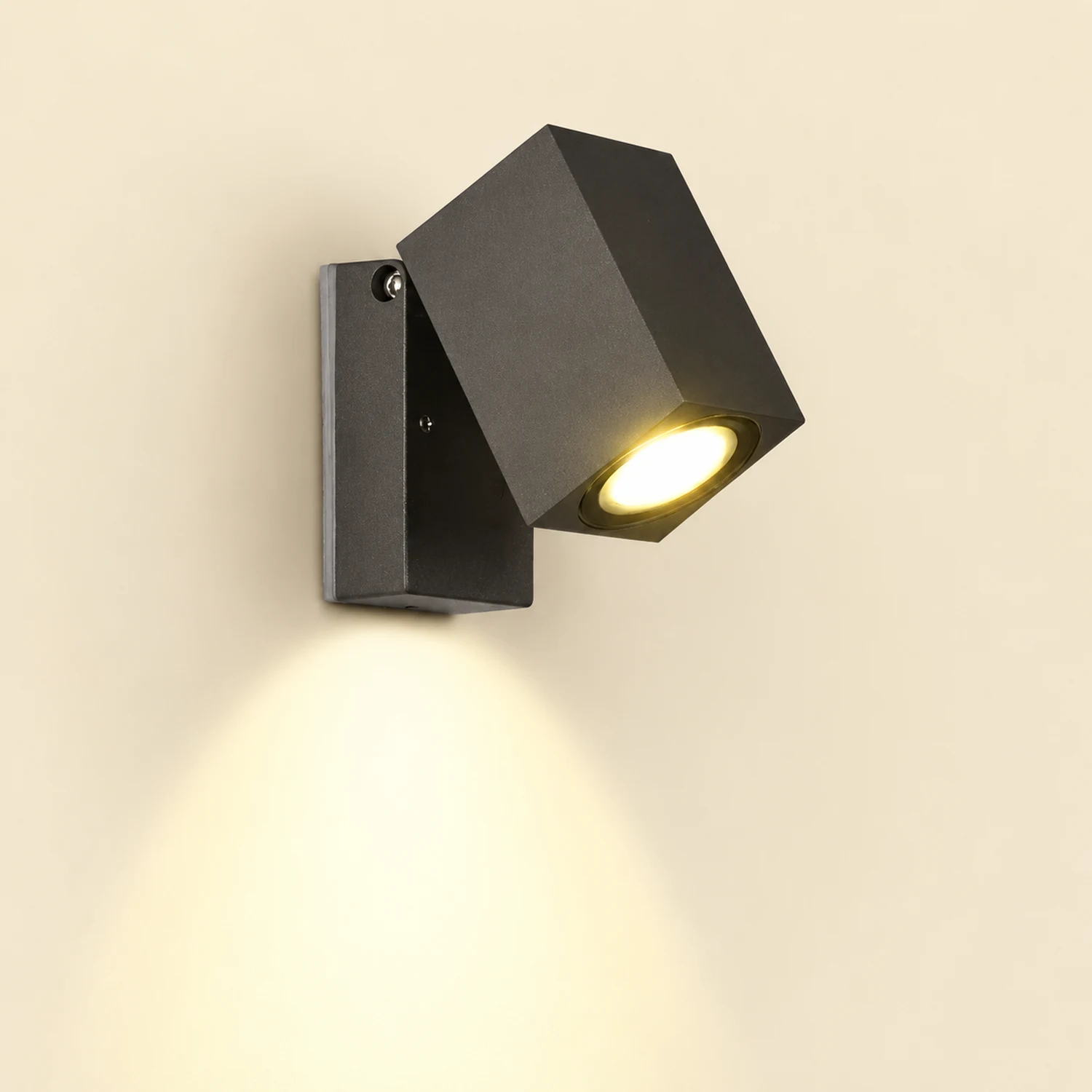 Wasserdichter Außenstrahler mit warmer LED-Wandleuchte Wandleuchte - Lumpaz