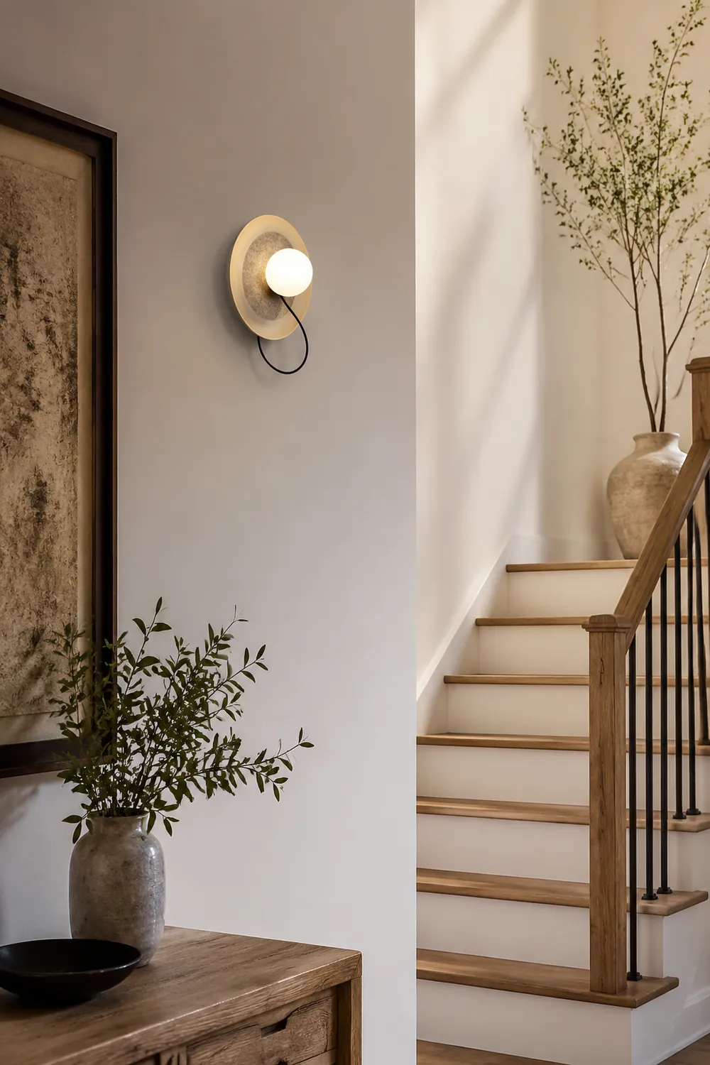 Modern Round Adjustable Wall Scones - Lumpaz