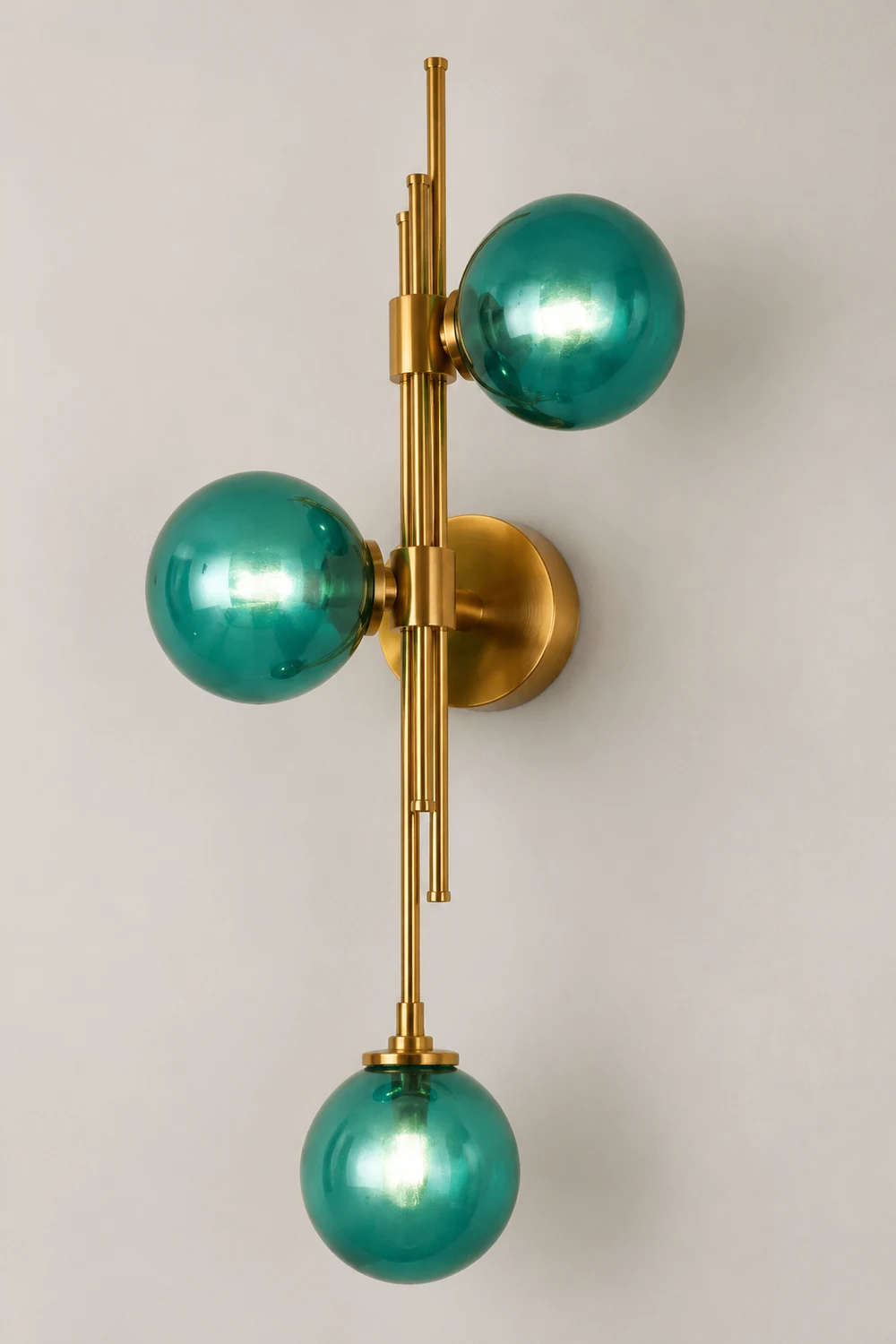 Vintage Ball 3 Heads Glass Wall Lamp - Lumpaz