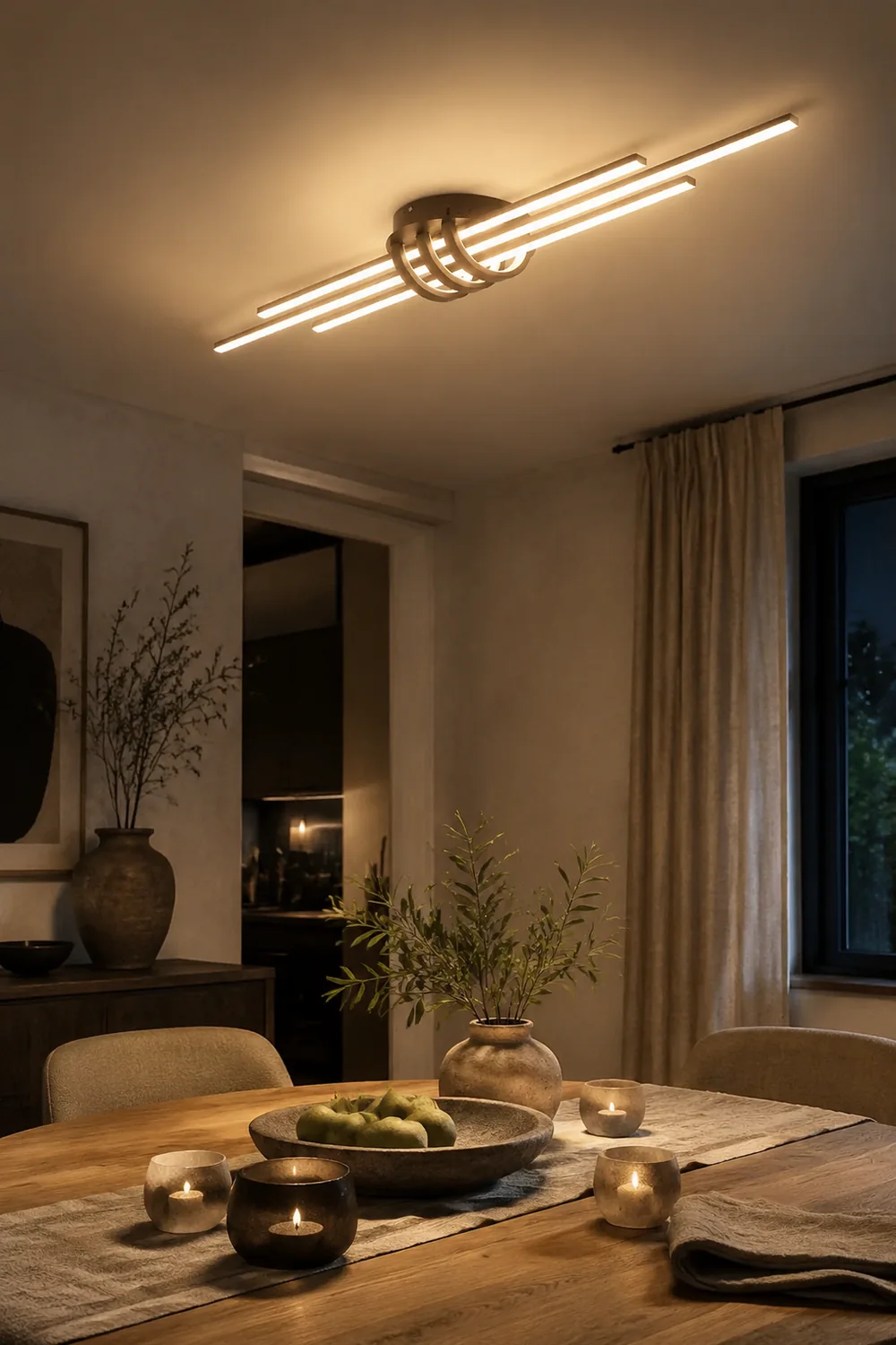 Edge Moderne LED Streifen Deckenleuchte für Korridor - Lumpaz