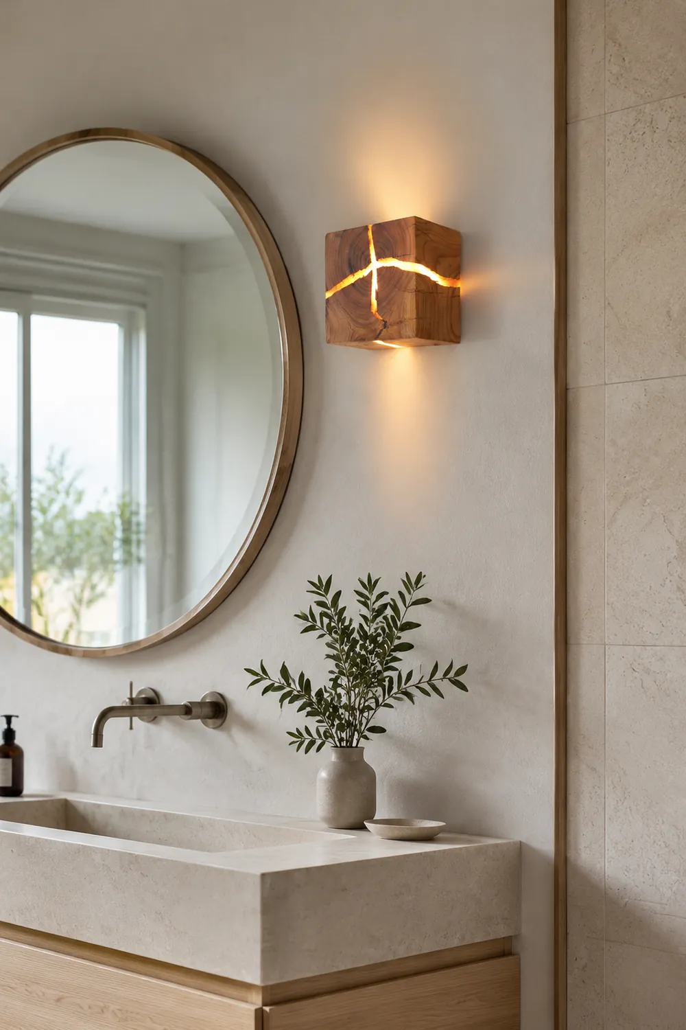 Creative Cracked Corridor Wall Sconce - Lumpaz