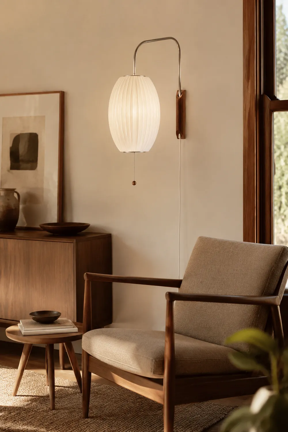 Wabi-sabi Silk Wall Lamp - Lumpaz