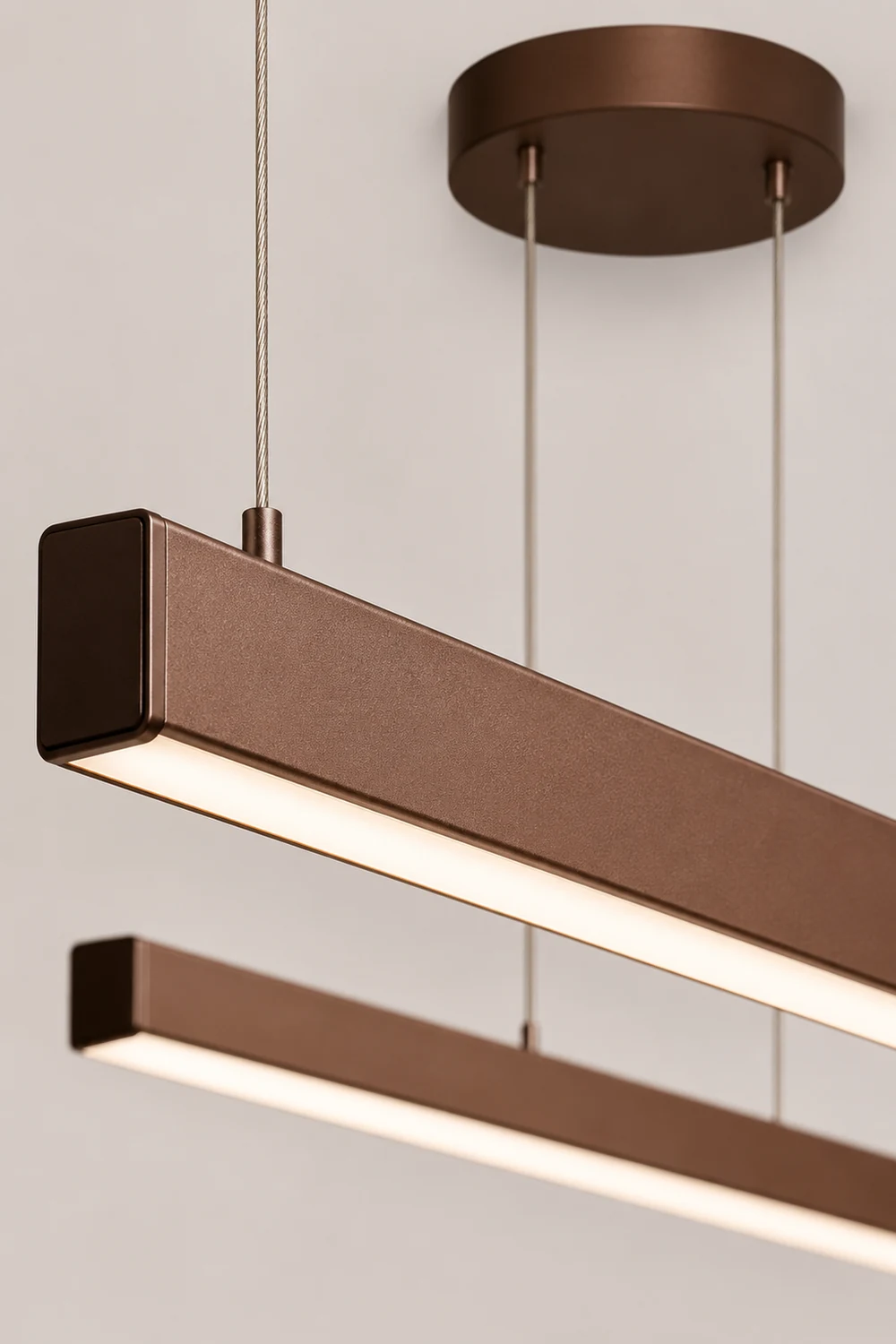 Edge Minimalistische Streifen LED Pendelleuchte für Esszimmer - Lumpaz