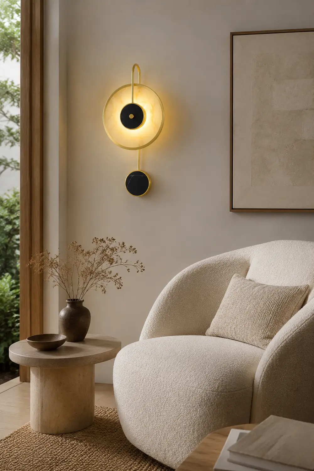 Retro Creative Indoor Round Wall Light - Lumpaz