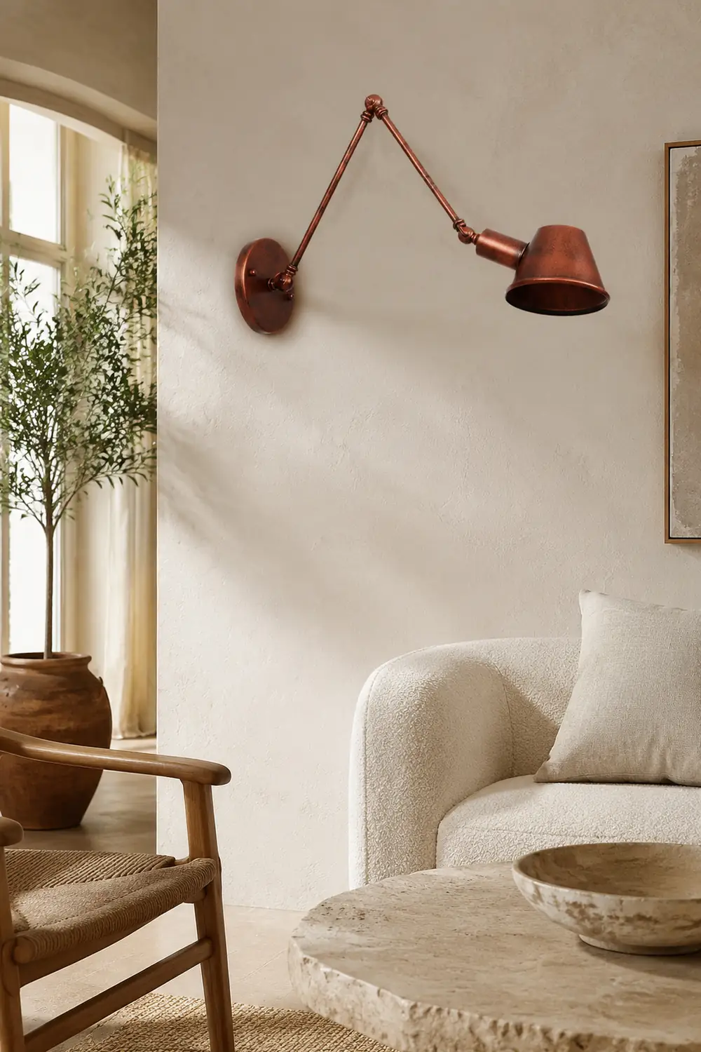 Brady Retro Industrielle Wandleuchte - Lumpaz