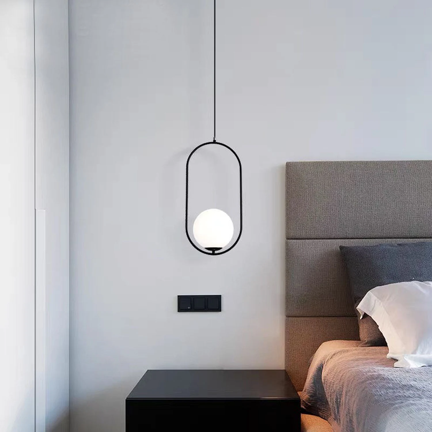 Valentina Nordische Kugel-Design Pendelleuchte aus Glas - Lumpaz