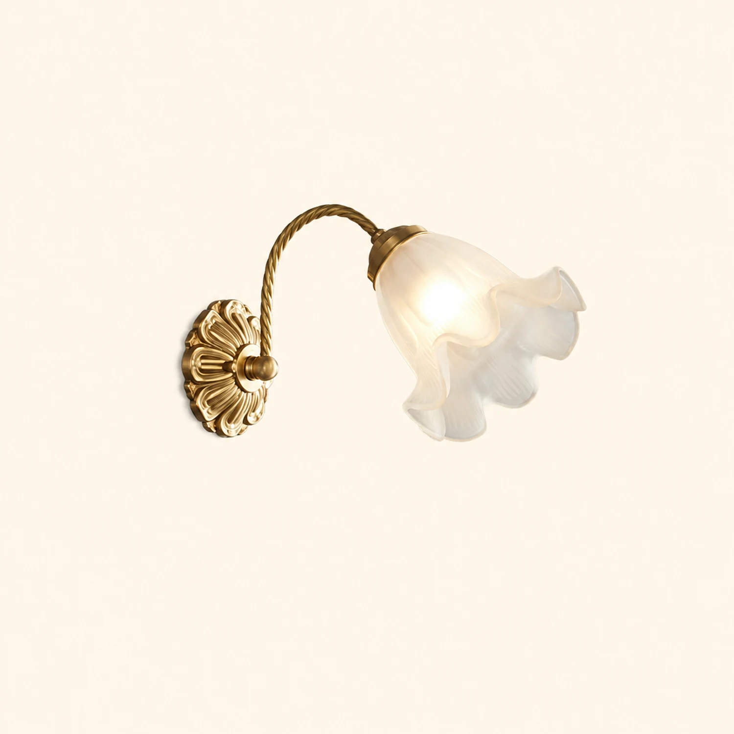 French Living Room Retro Glass Wall Lights - Lumpaz