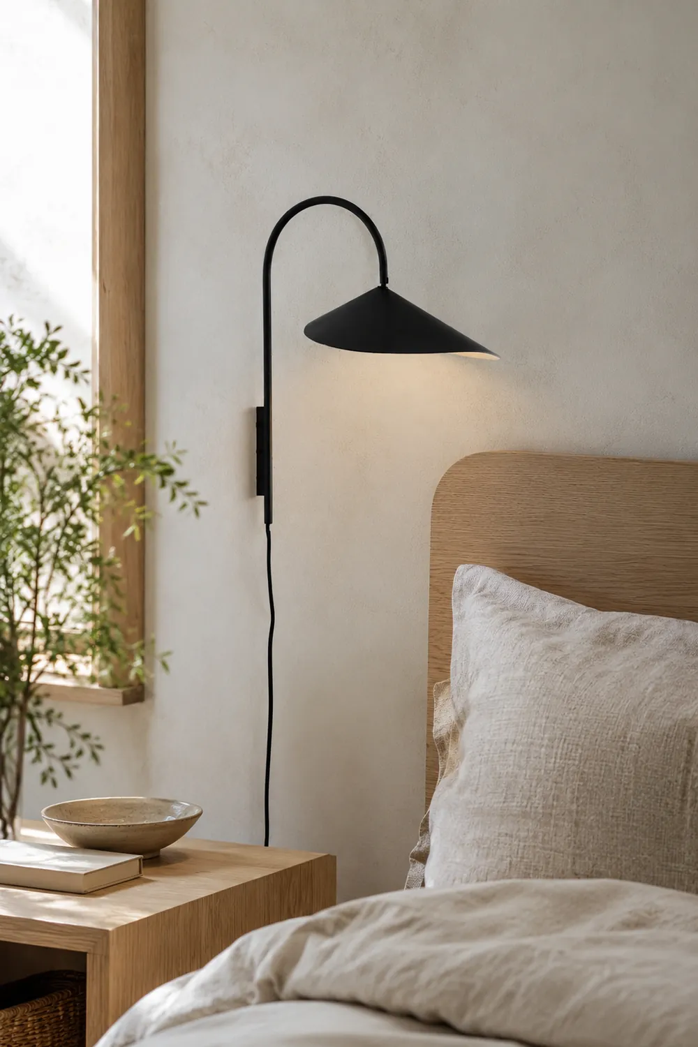 Modern Arum Creative  Wall Lamp For Bedroom - Lumpaz
