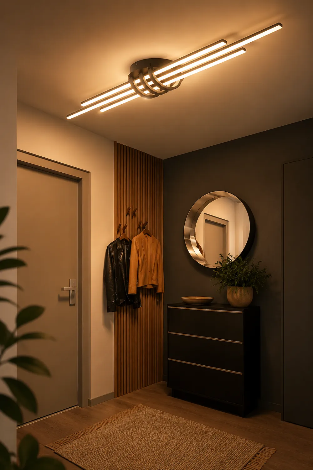 Edge Moderne LED Streifen Deckenleuchte für Korridor - Lumpaz