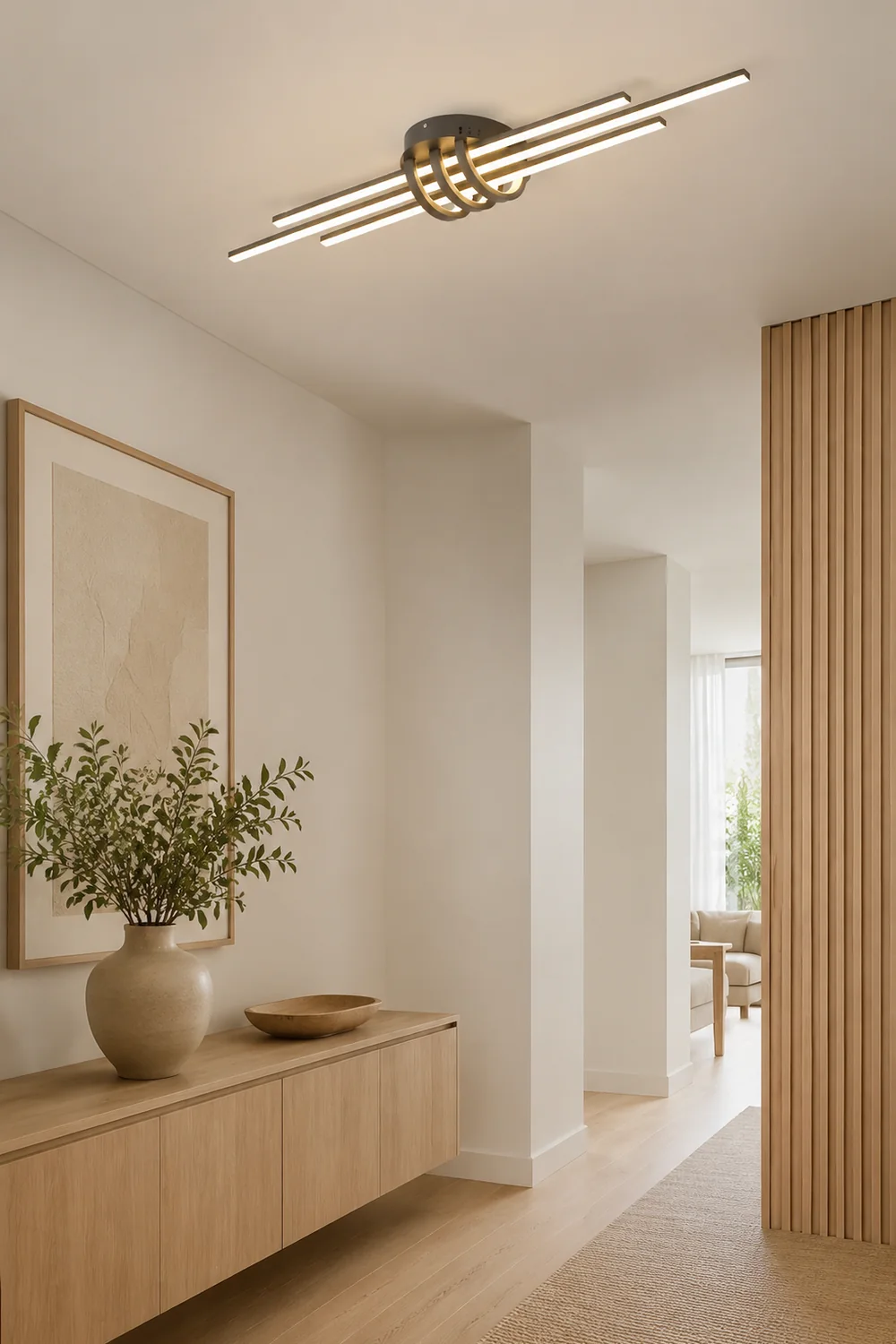 Edge Moderne LED Streifen Deckenleuchte für Korridor - Lumpaz
